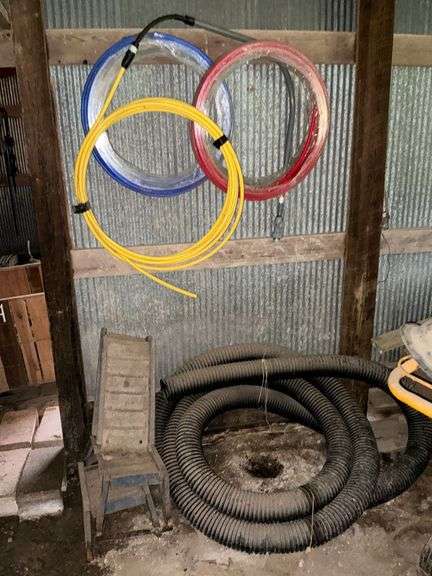 Pex tubing, gas line, car ramps, drain tube image