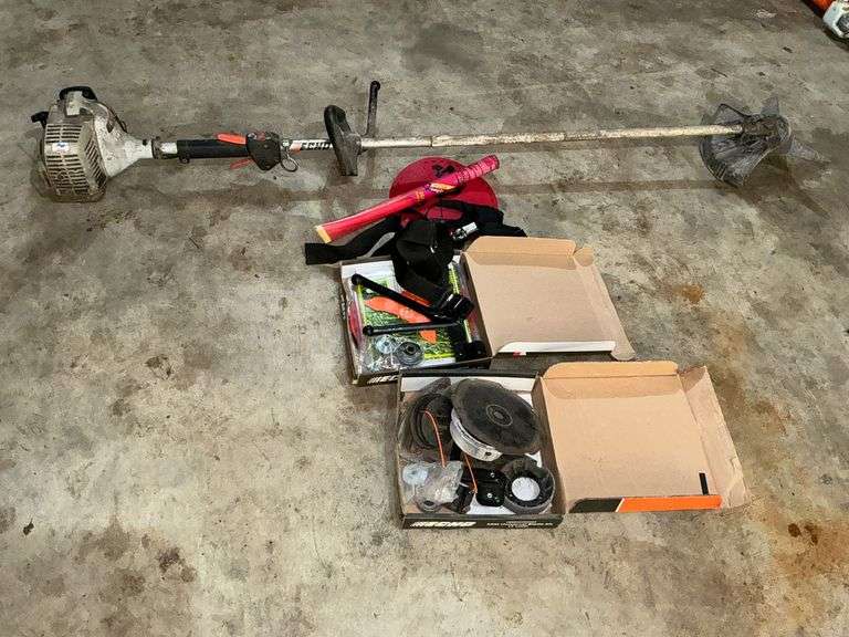 Echo gas powered weed eater, brush cutting blade, etc.  Model SRN-210 image