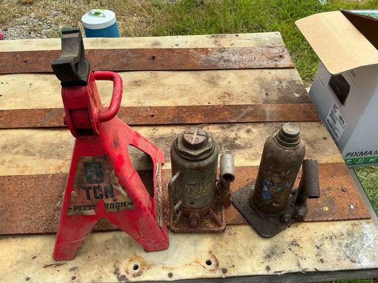 6-ton jack stand, 5-ton hydraulic jack image