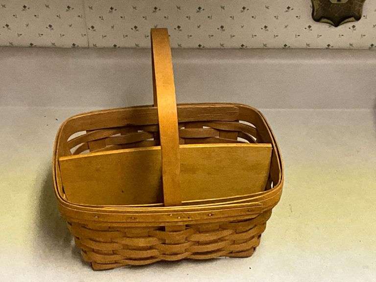 1994 Longaberger utensil basket image