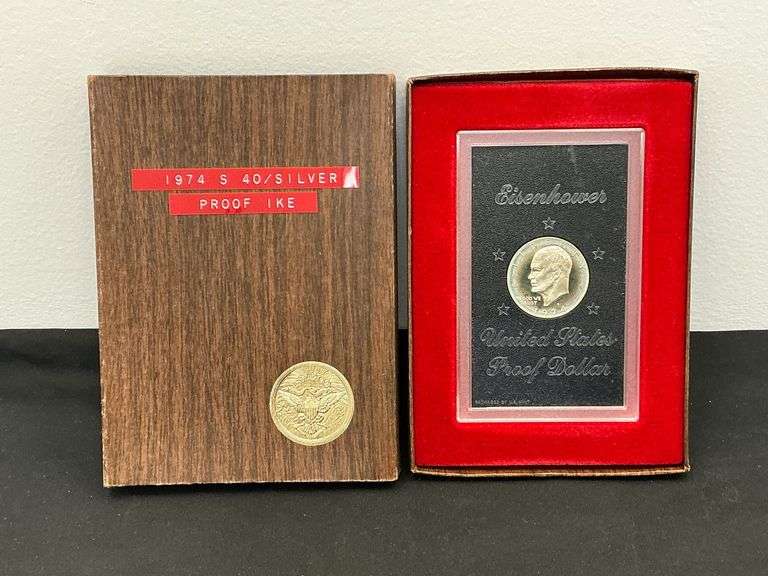 1974-S Eisenhower proof dollar image