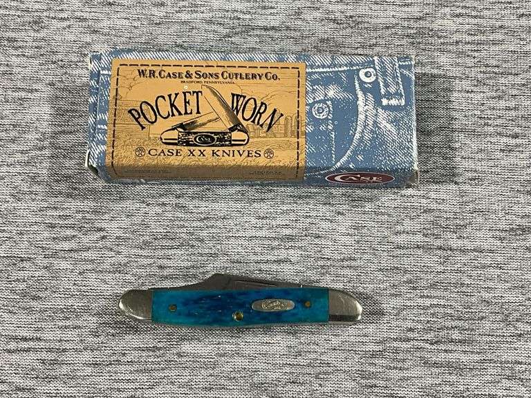 Case XX Stockman CRIB Blue 3-blade pocket knife image