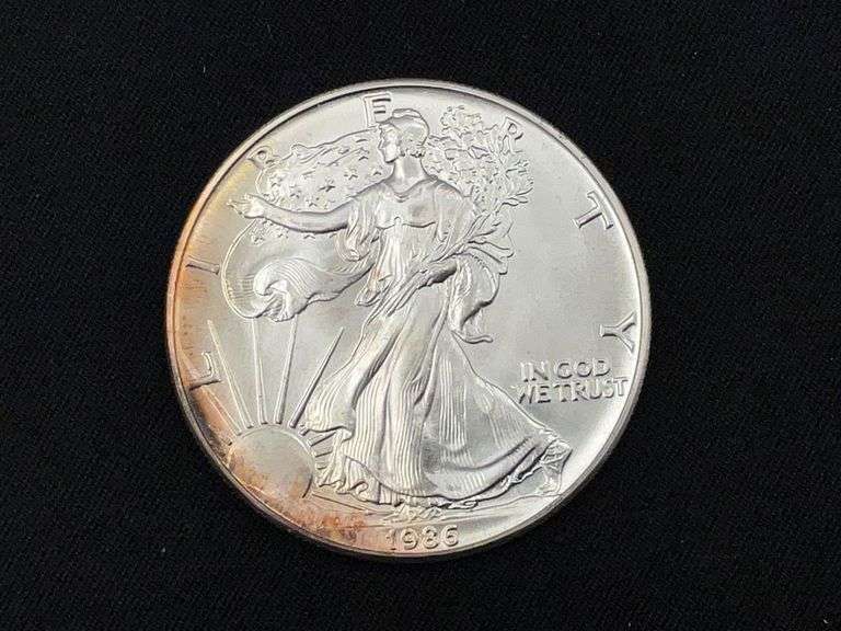 1986 American Silver Eagle Dollar image