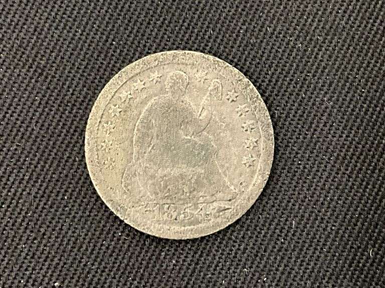 1854-O half dime image
