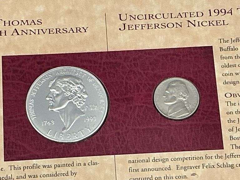 The Thomas Jefferson Coinage and Currency Set image