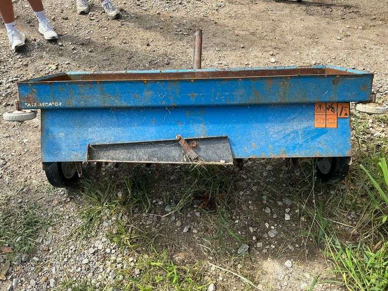 Blue Bird pull behind commercial grade lawn aerator image
