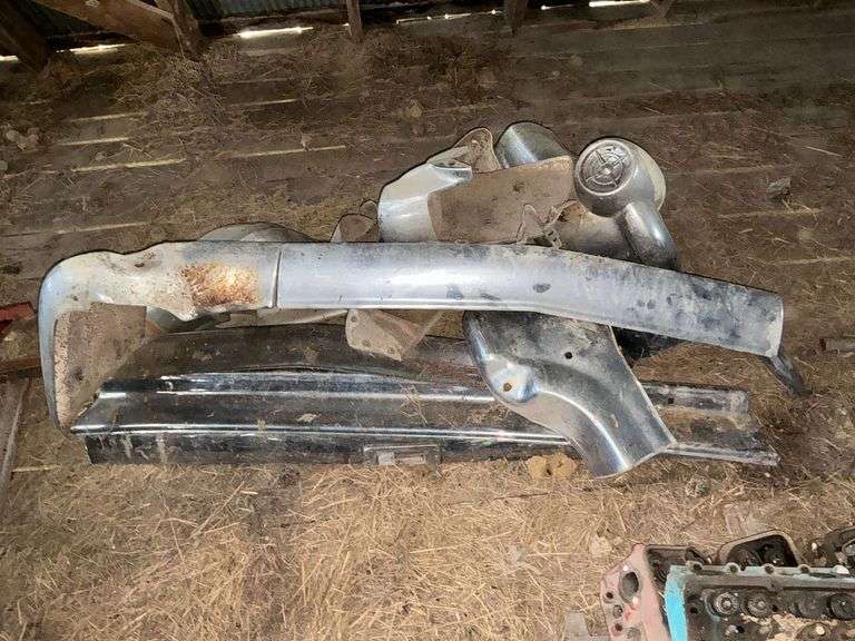 Chrome bumper parts for 1957 Chevrolet car image