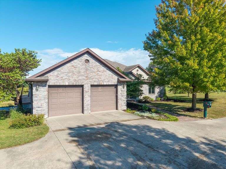 South Columbia Home on 11.5± Acres with Pond – 4,000± Sq. Ft., 5BR, 3.5BA Brick Home with Walkout Basement, Deck & Sun Porch – Rock Bridge High School– Sells to Highest Bidder, No Reserve! image