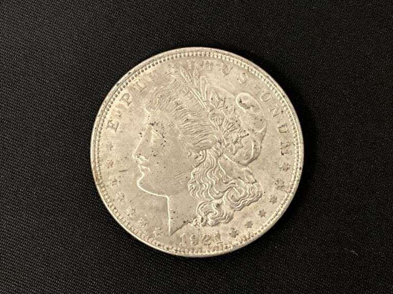 1921 Morgan silver dollar image
