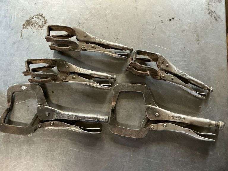 Vise Grip locking welding pliers image