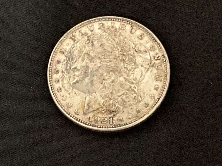 1921 Morgan silver dollar image