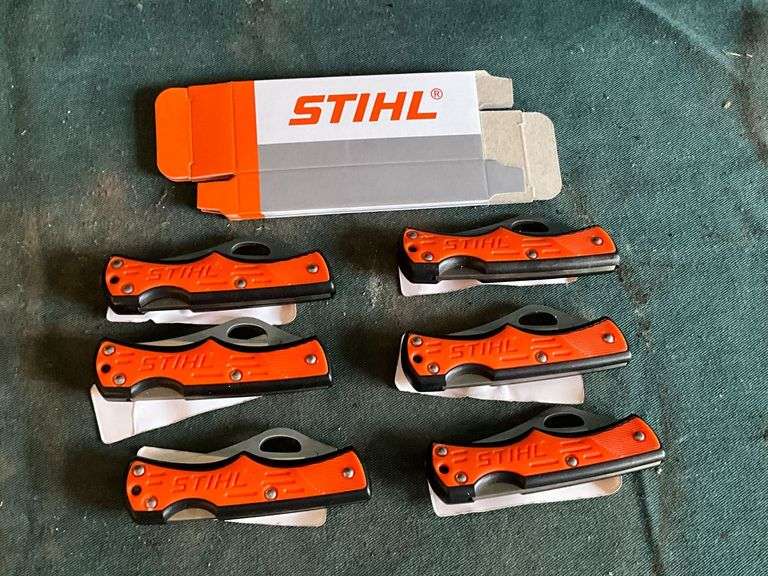 Stone River Limited Stihl advertising knives image