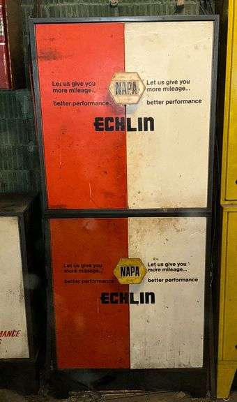 Pair of NAPA Echlin parts cabinets image