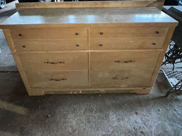 Harmon 6-drawer dresser, some water damage image