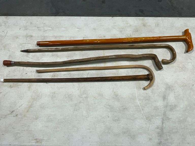 5 wooden canes image