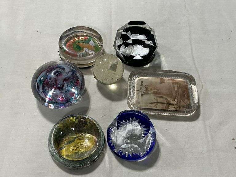 Assorted paperweights image