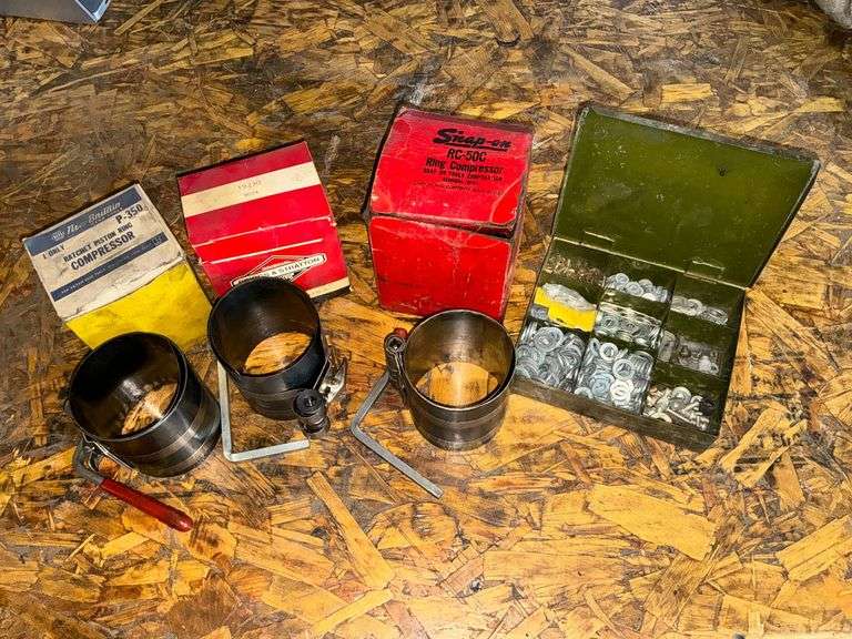 Piston ring compressors Snap-On, Briggs & Stratton and New Britian image