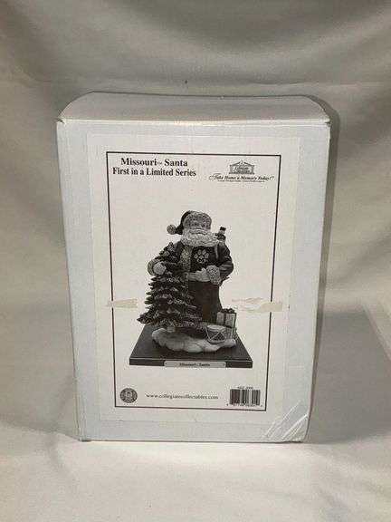 Collegiate Collectibles Missouri Santa first in a limited series image