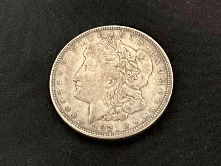 1921 Morgan silver dollar image