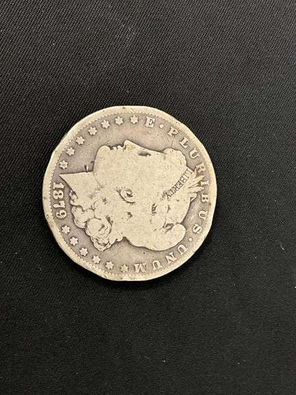 1879 Morgan silver dollar image
