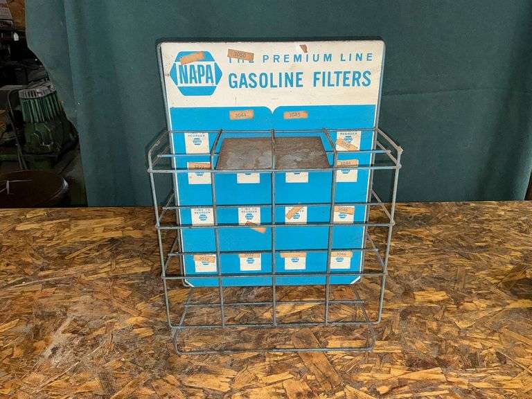 NAPA gasoline filter rack image