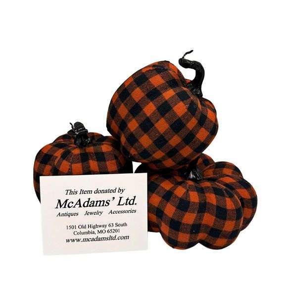 Set of Three Pumpkins image