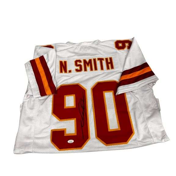 Chiefs Neil Smith Signed Jersey #90 image
