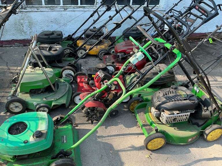 FOR PARTS ONLY!!! Lawn mowers and tillers image