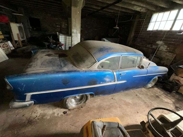 1955 Chevrolet Bel Air 2-door hard top V8 motor, 4-speed Muncie??, VIN: VC55J061665 image