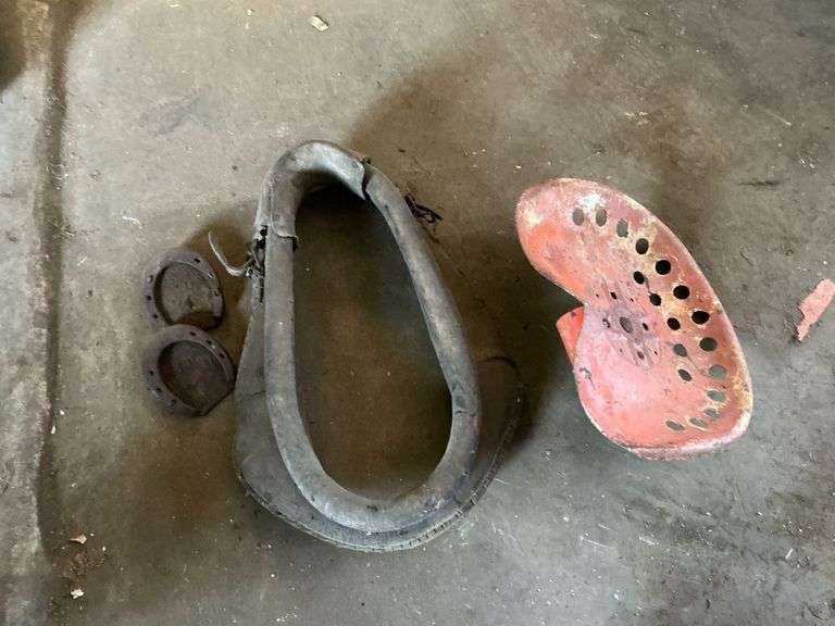 Metal implement seat image