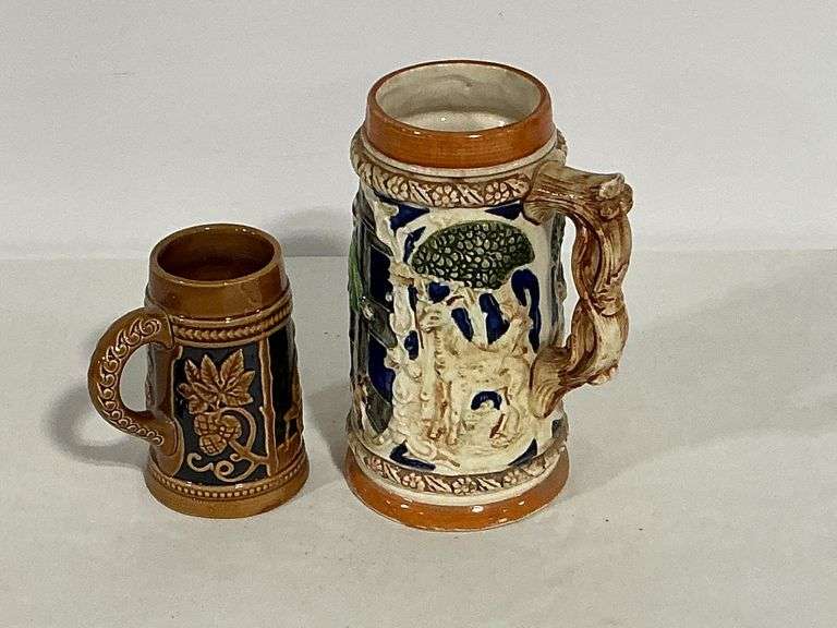 Pair of Occupied Japan steins image