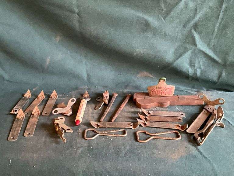 Coca Cola bottle opener, vintage can opener image