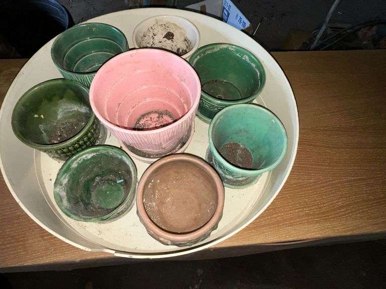 Assortment of McCoy planters image