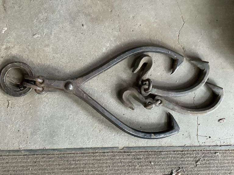 Vintage metal hooks image