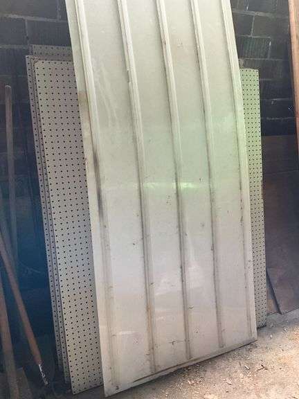 7 sets of pegboard, 58" x 48" image