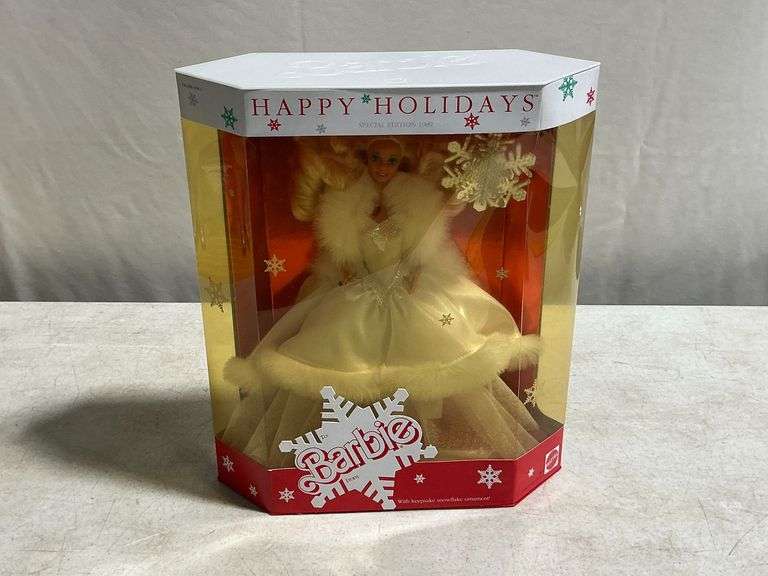Happy Holidays Special Edition 1989 Barbie in original box image