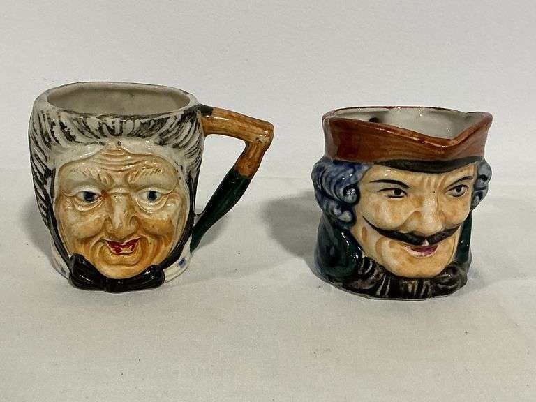 Pair of Occupied Japan Toby mugs image