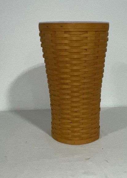1998 Longaberger umbrella stand with plastic liner image
