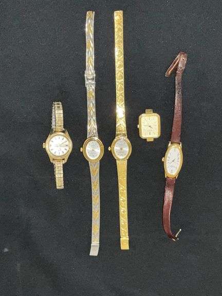 Ladies Waltham and Bulova wrist watches. image