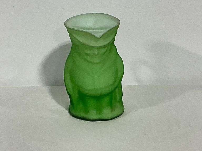 Kanawha green frosted Mr. Pickwick Toby mug image