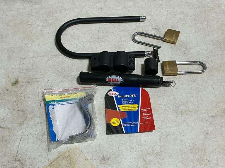 Bell hands-off bicycle lock with key image