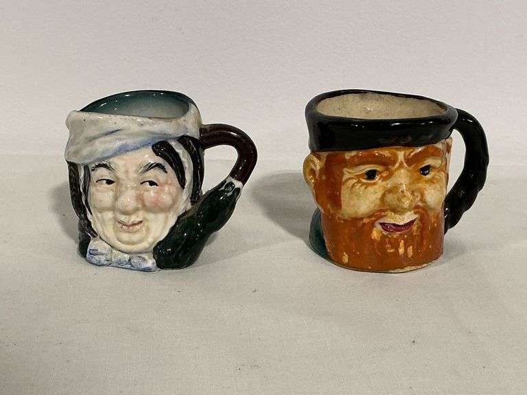 Pair of Occupied Japan Toby mugs image