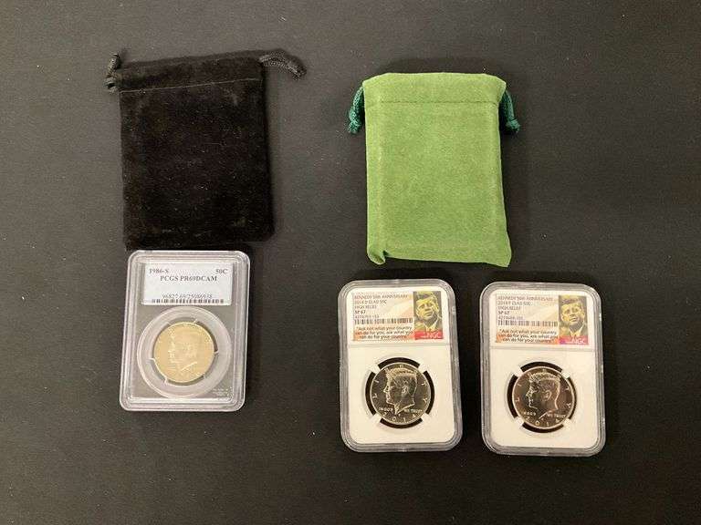 1986-S PCGS PR69DCAM Kennedy half dollar image