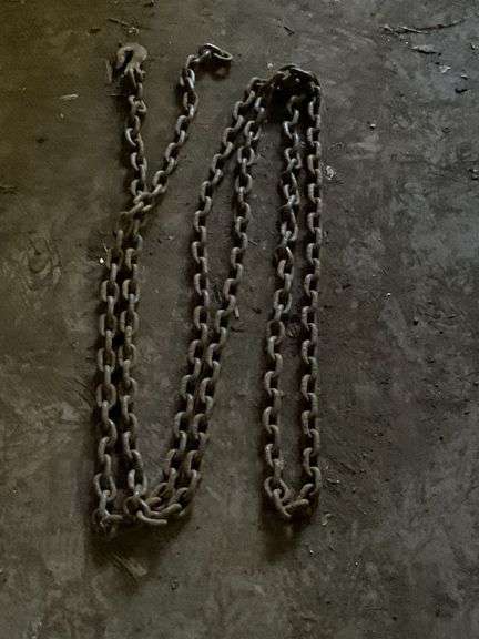 1/2" log chain, 18' L with one hook image