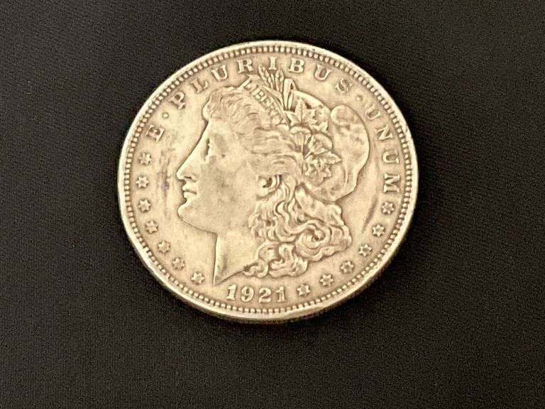 1921 Morgan silver dollar image