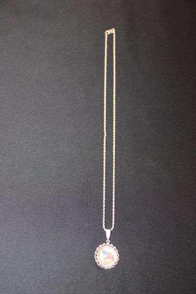 United We Stand pendant marked .999 fine silver image