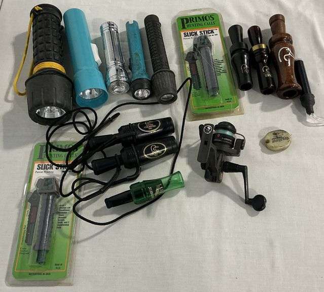 Flashlights, duck calls image