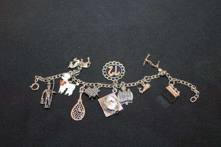 Sterling Silver charm bracelet image