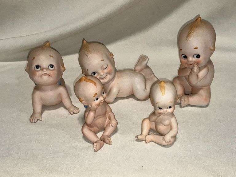 5 Lefton Kewpie dolls image
