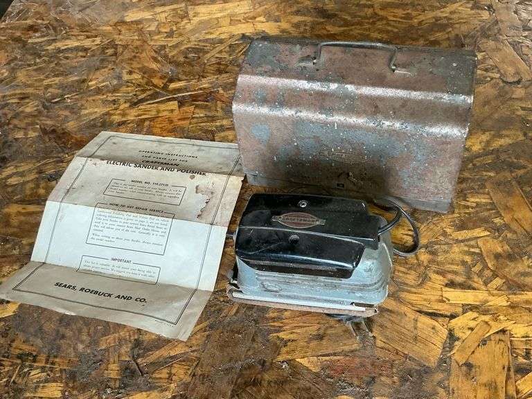Vintage Craftsman orbital sander Model 110.27130 image